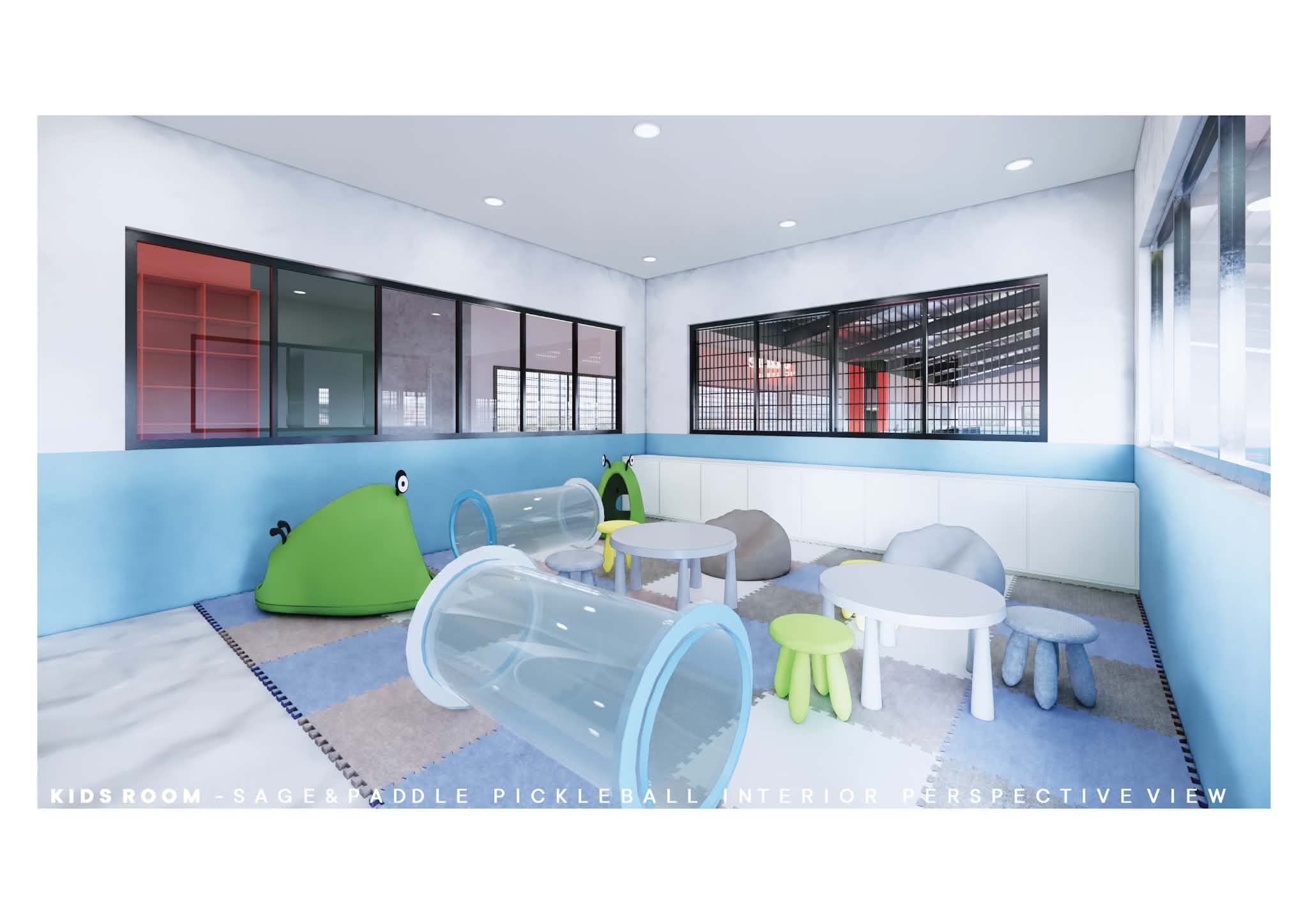 Sage & Paddle Kids Room safe and comfortable lounge area